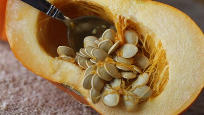 semi di zucca per il trattamento dei vermi